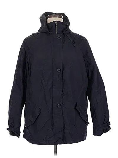 Pre-owned Lands' End Raincoat In Blue