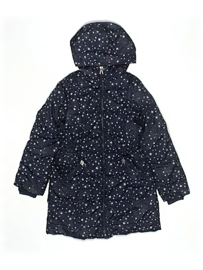 Pre-owned Lands' End Kids'  Raincoat In Blue