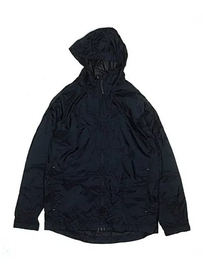 Pre-owned Lands' End Kids'  Raincoat In Blue