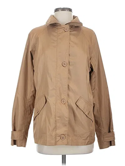 Pre-owned Lands' End Raincoat In Brown