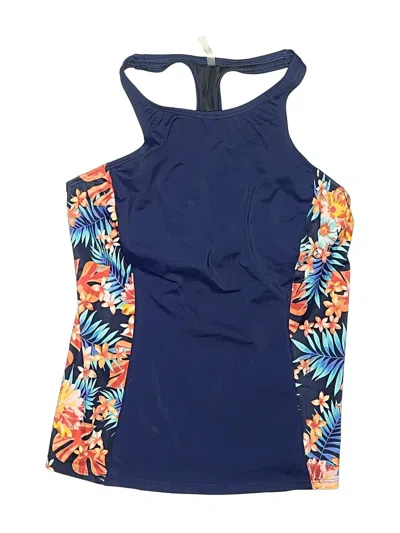 Pre-owned Lands' End Rash Guard In Blue