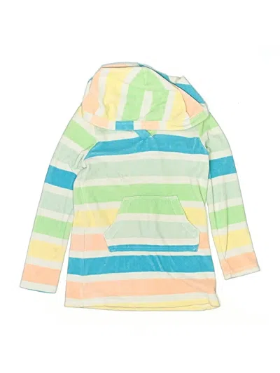 Pre-owned Lands' End Kids'  Rash Guard In Green