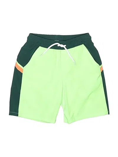 Pre-owned Lands' End Kids'  Rash Guard In Green