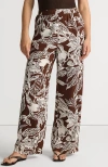 Lands' End Rayon High Rise Wide Leg Pants