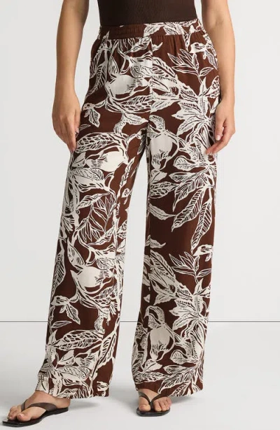 Lands' End Rayon High Rise Wide Leg Pants