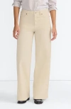 Lands' End Recover Denim High Rise Extra Wide Leg Jeans In Natural