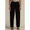 Lands' End Recover High Rise Barrel Leg Ankle Jeans In Black