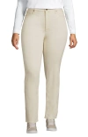Lands' End Recover High Rise Straight Leg Blue Jeans In Natural