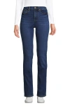 Lands' End Recover High Rise Straight Leg Blue Jeans In Port Indigo