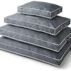 Lands' End Rectangular Canvas Dog Bed Cover In Gray