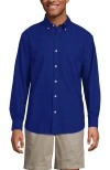 Lands' End Relaxed Sail Rigger Oxford Shirt In Blue