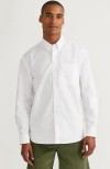 Lands' End Relaxed Sail Rigger Oxford Shirt In White