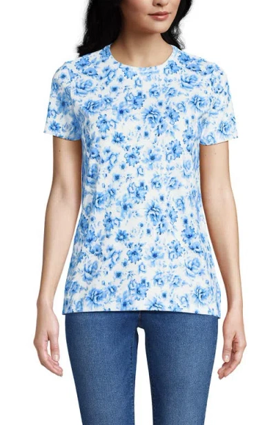 Lands' End Relaxed Supima Cotton Crew Neck T-shirt