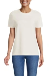 Lands' End Relaxed Supima Cotton Crew Neck T-shirt