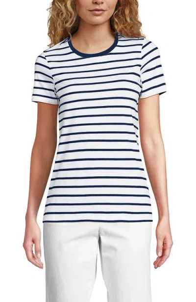 Lands' End Relaxed Supima Cotton Crew Neck T-shirt