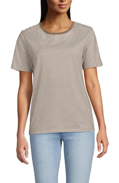 Lands' End Relaxed Supima Cotton Crew Neck T-shirt