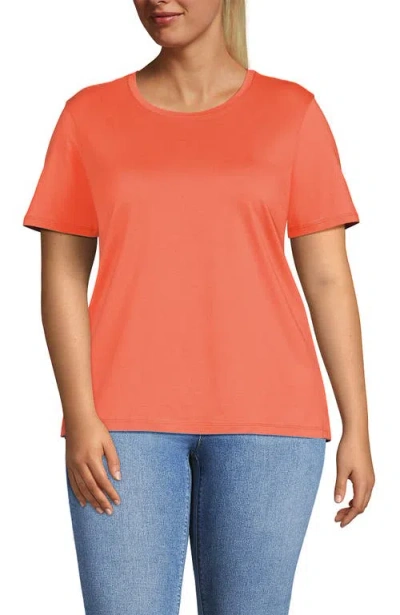 Lands' End Relaxed Supima Cotton Crew Neck T-shirt