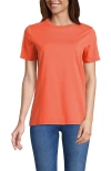 Lands' End Relaxed Supima Cotton Crew Neck T-shirt