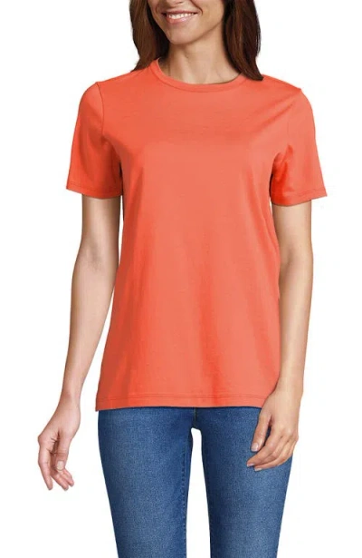 Lands' End Relaxed Supima Cotton Crew Neck T-shirt