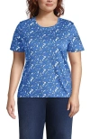 Lands' End Relaxed Supima Cotton Crew Neck T-shirt