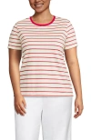 Lands' End Relaxed Supima Cotton Crew Neck T-shirt In Multi