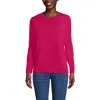 Lands' End Relaxed Supima Cotton Long Sleeve Crew Neck T-shirt In Spiced Rhubarb