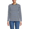 Lands' End Relaxed Supima Cotton T-shirt In Black
