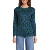 Lands' End Relaxed Supima Cotton T-shirt In Blue