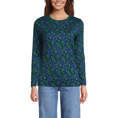 Lands' End Relaxed Supima Cotton T-shirt In Blue