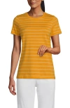 Lands' End Relaxed Supima Cotton T-shirt In Orange
