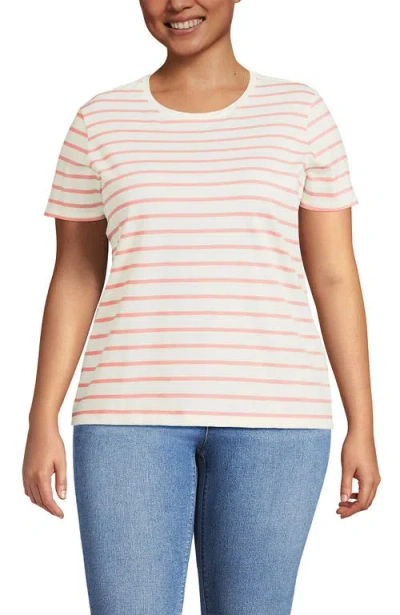Lands' End Relaxed Supima Cotton T-shirt In White