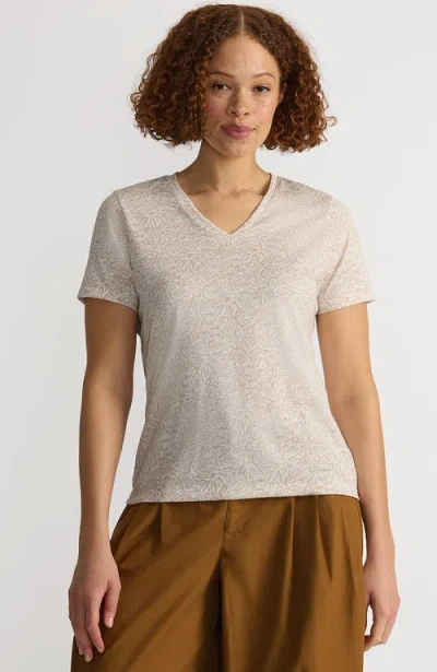 Lands' End Relaxed Supima Cotton V-neck T-shirt