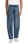 Lands' End Rigid Relaxed Tapered Jean In Blue