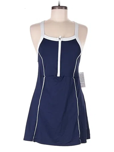 Pre-owned Lands' End Romper In Blue