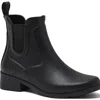 Lands' End Rubber Chelsea Rain Boots In Black