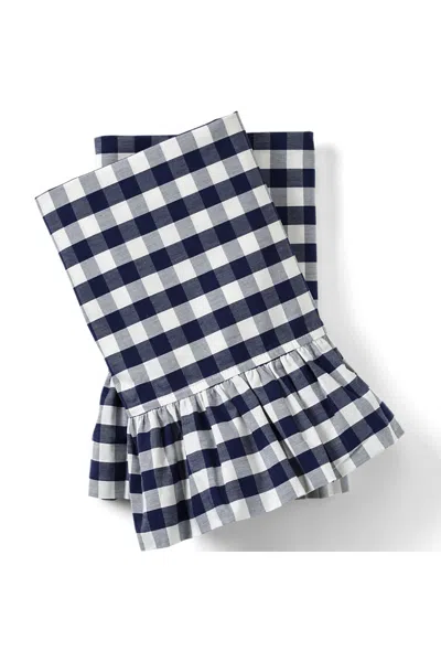 Lands' End Ruffle Pillowcases In Multi
