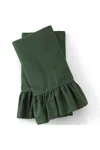 Lands' End Ruffle Pillowcases In Green