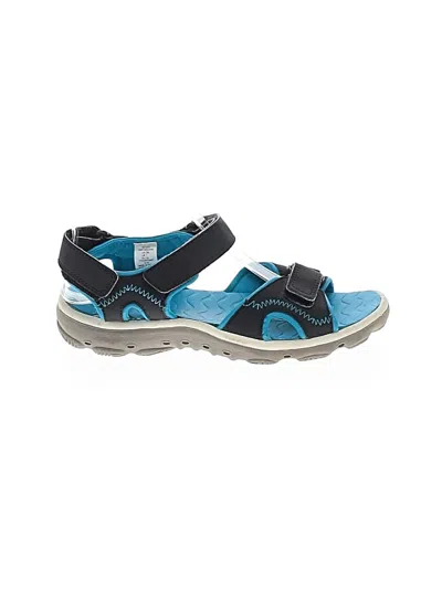 Pre-owned Lands' End Kids'  Sandals In Blue