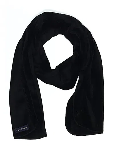 Pre-owned Lands' End Scarf In Black