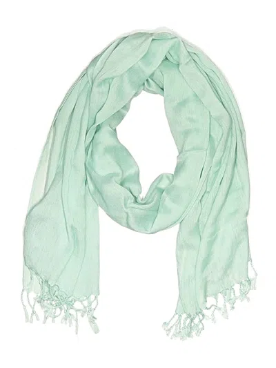 Pre-owned Lands' End Scarf In Blue