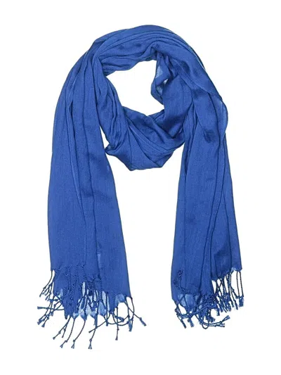 Pre-owned Lands' End Scarf In Blue