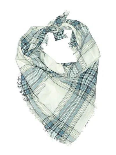 Pre-owned Lands' End Scarf In Blue