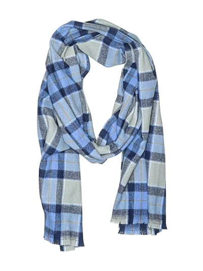 Pre-owned Lands' End Scarf In Blue