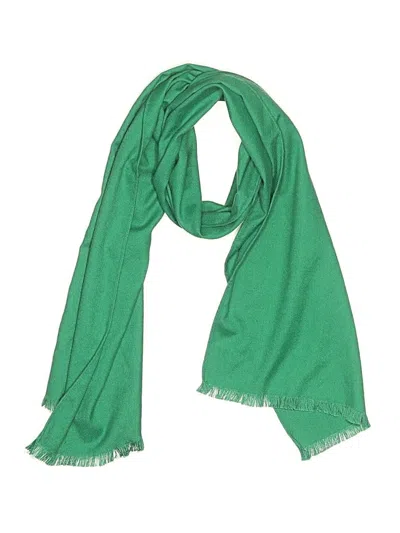 Pre-owned Lands' End Scarf In Green