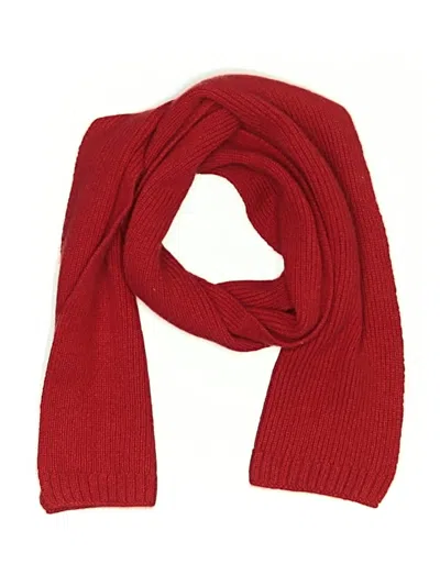 Pre-owned Lands' End Scarf In Red