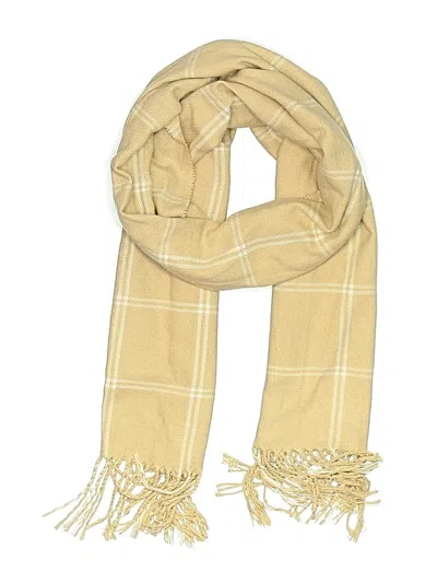 Pre-owned Lands' End Scarf In Tan