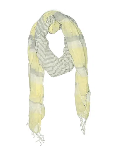 Pre-owned Lands' End Scarf In Yellow