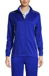 Lands' End School Uniform  Active Track Jacket In Cobalt