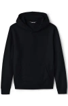Lands' End School Uniform Adult Hooded Pullover Sweatshirt In Black