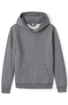 Lands' End School Uniform Adult Hooded Pullover Sweatshirt In Pewter Heather